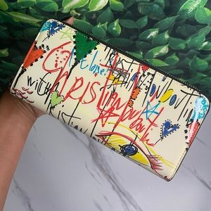 CHRISTIAN LOUBOUTIN WALLET 100% AUTHENTIC CHRISTIAN LOUBOUTIN LEATHER WALLET
